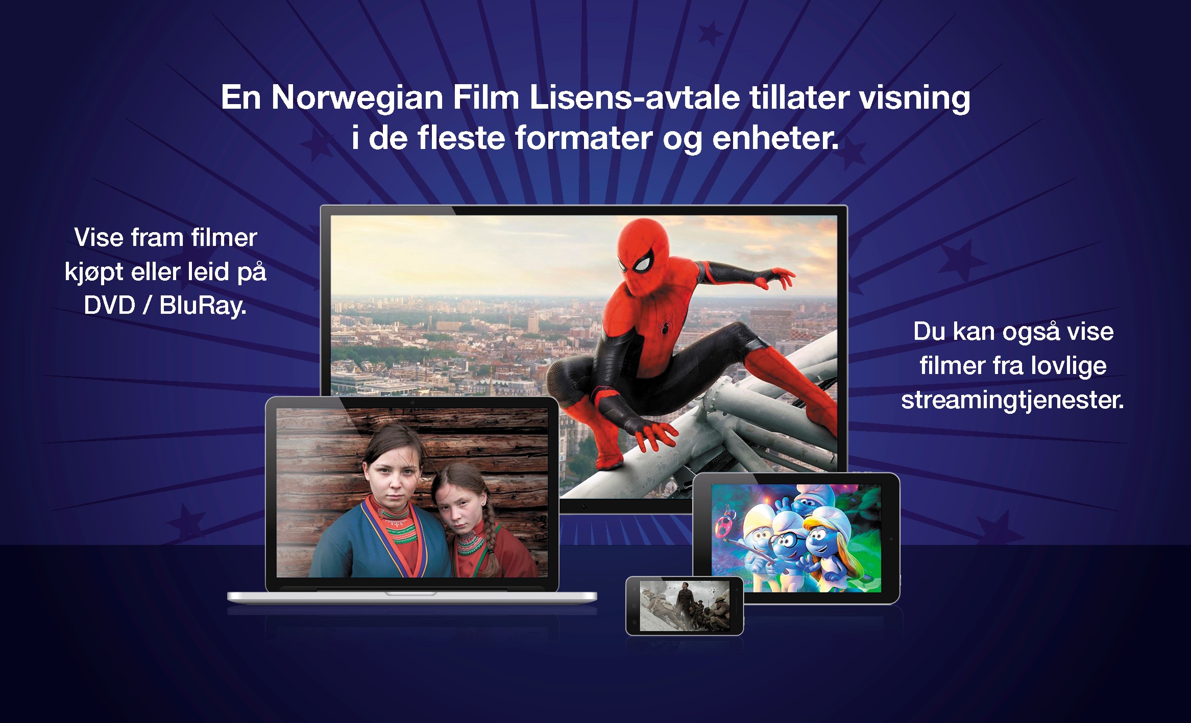 Norwegian Film Lisensavtale tillater strømming fra lovlige strømmetjenester